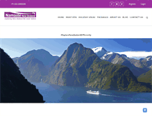 Tablet Screenshot of namastenewzealand.com